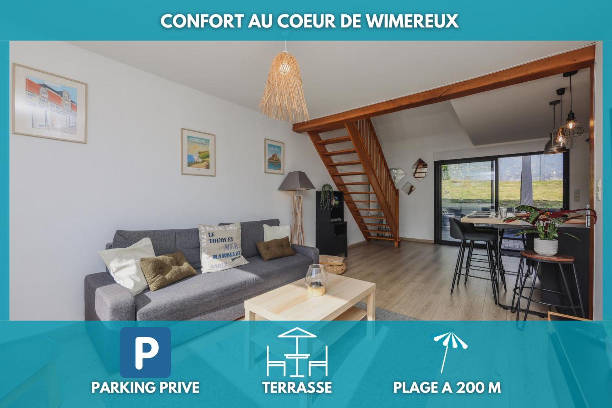 La Marine, Maison En Plein Coeur De Wimereux Esterno foto